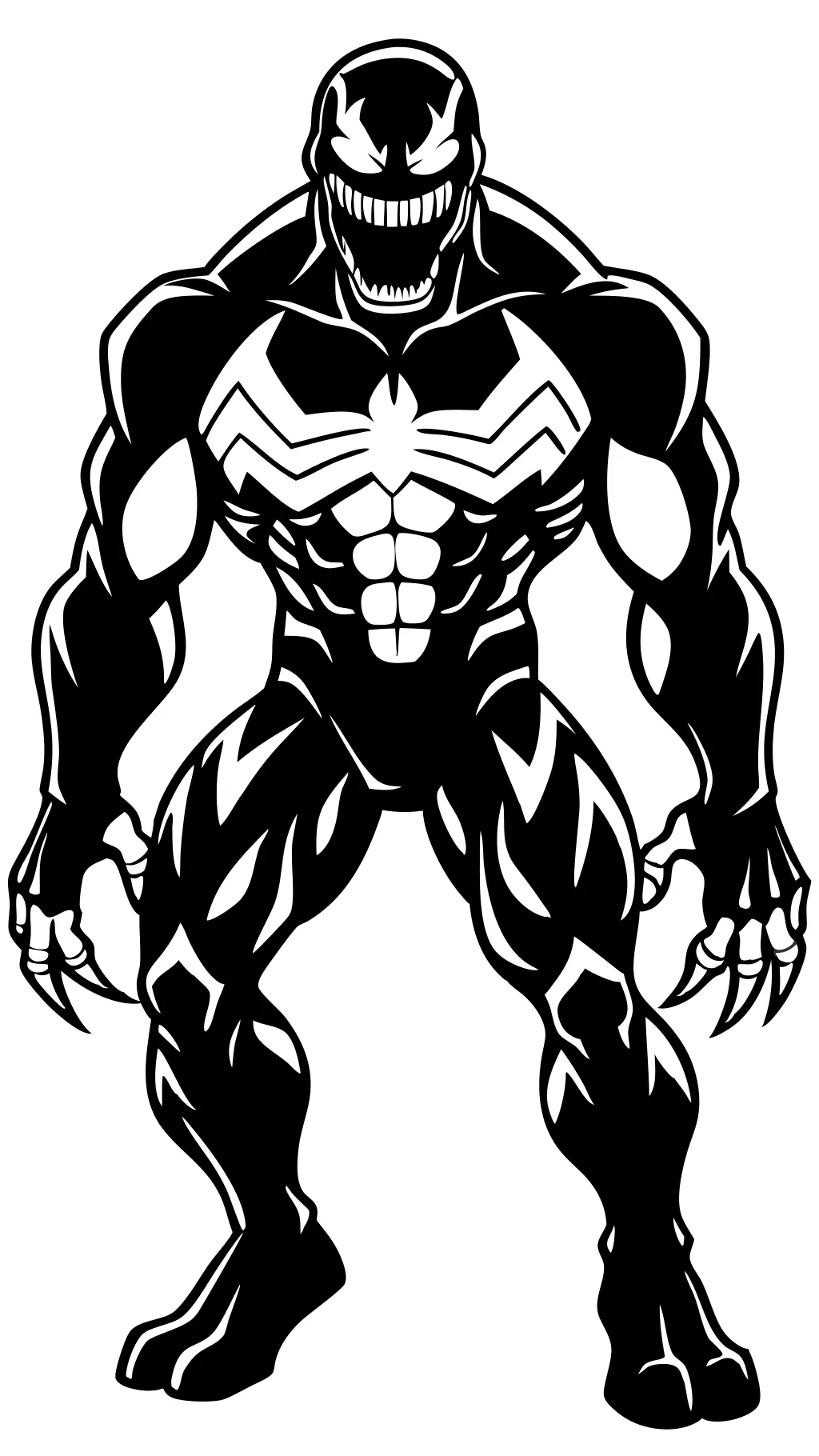 printable venom coloring pages